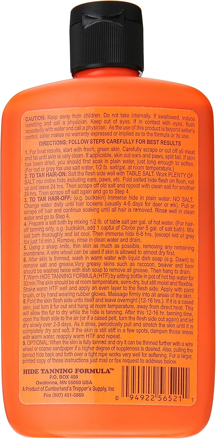 Hide Tanning Formula
