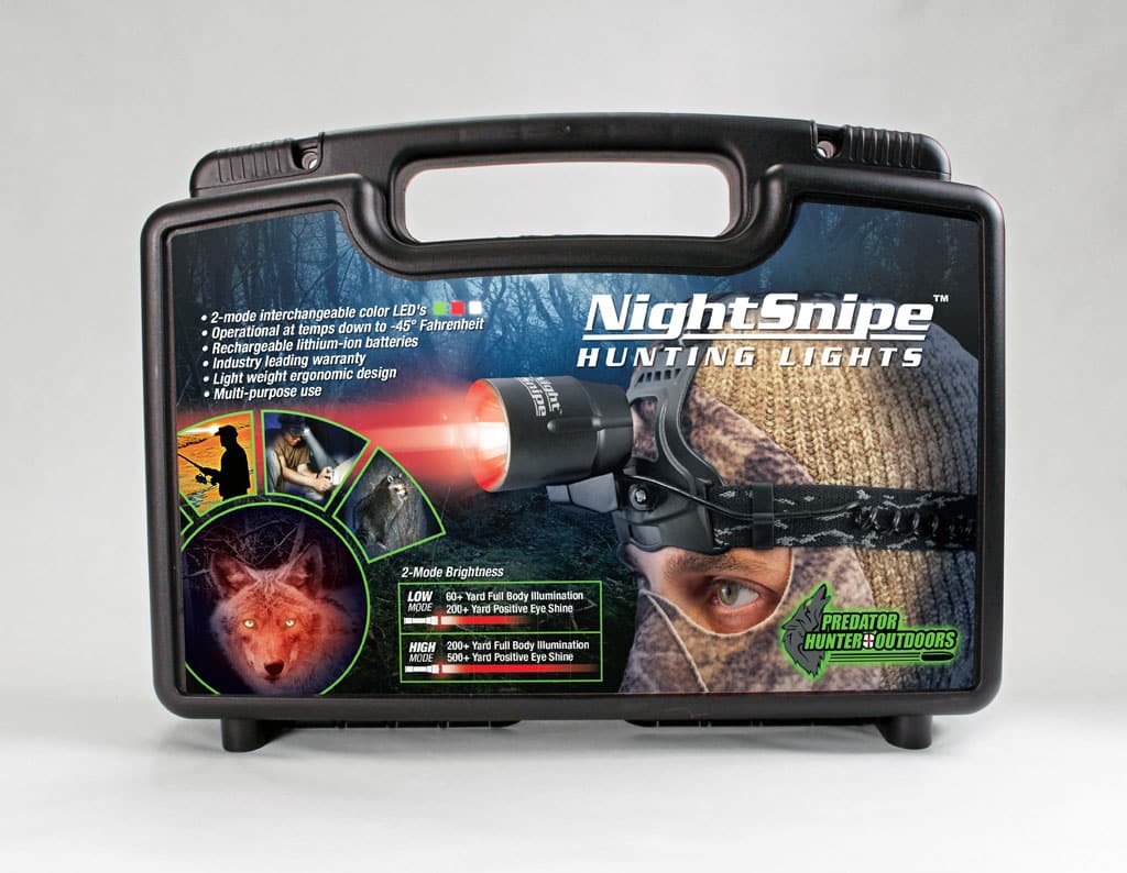 NightSnipe Headlamp Class-2 Kit, Red, Greeb,and White LEDs