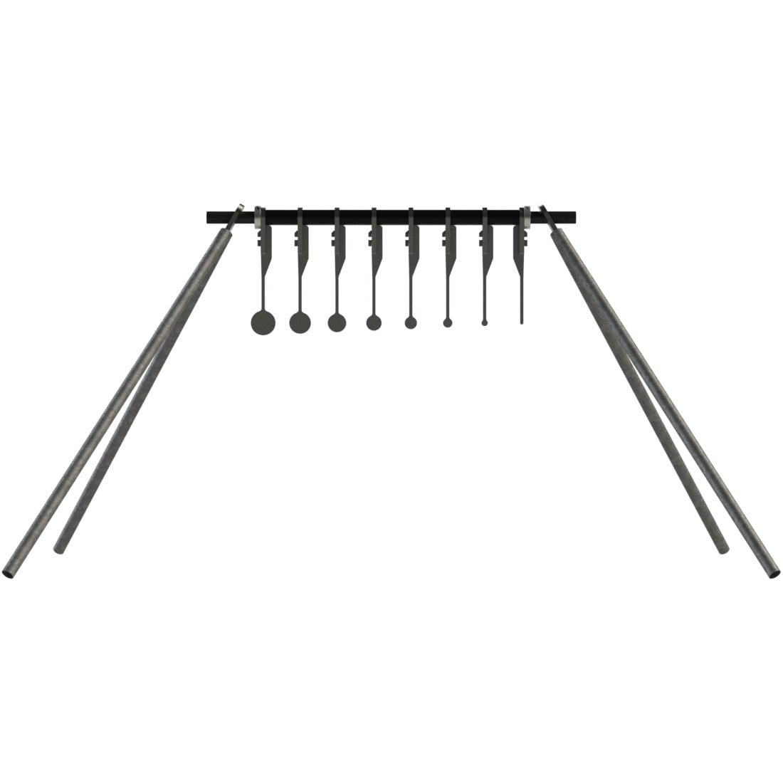 Know Your Limits (KYL) Target - HD Rimfire Edition (3/8" SR500+) w/ Pipe Kit
