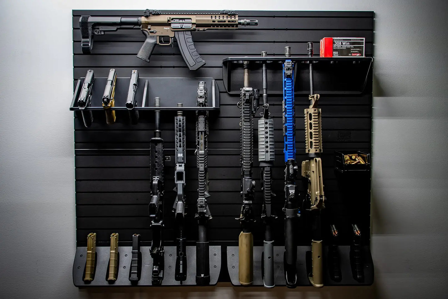 MODWall Vertical Rifle Rack - 6 Rifles