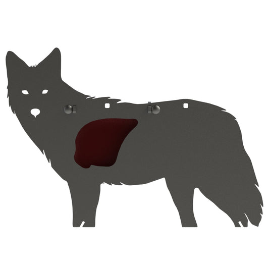 Coyote Reactive Target - Full-Size - Side Profile with Mobile Base Legs